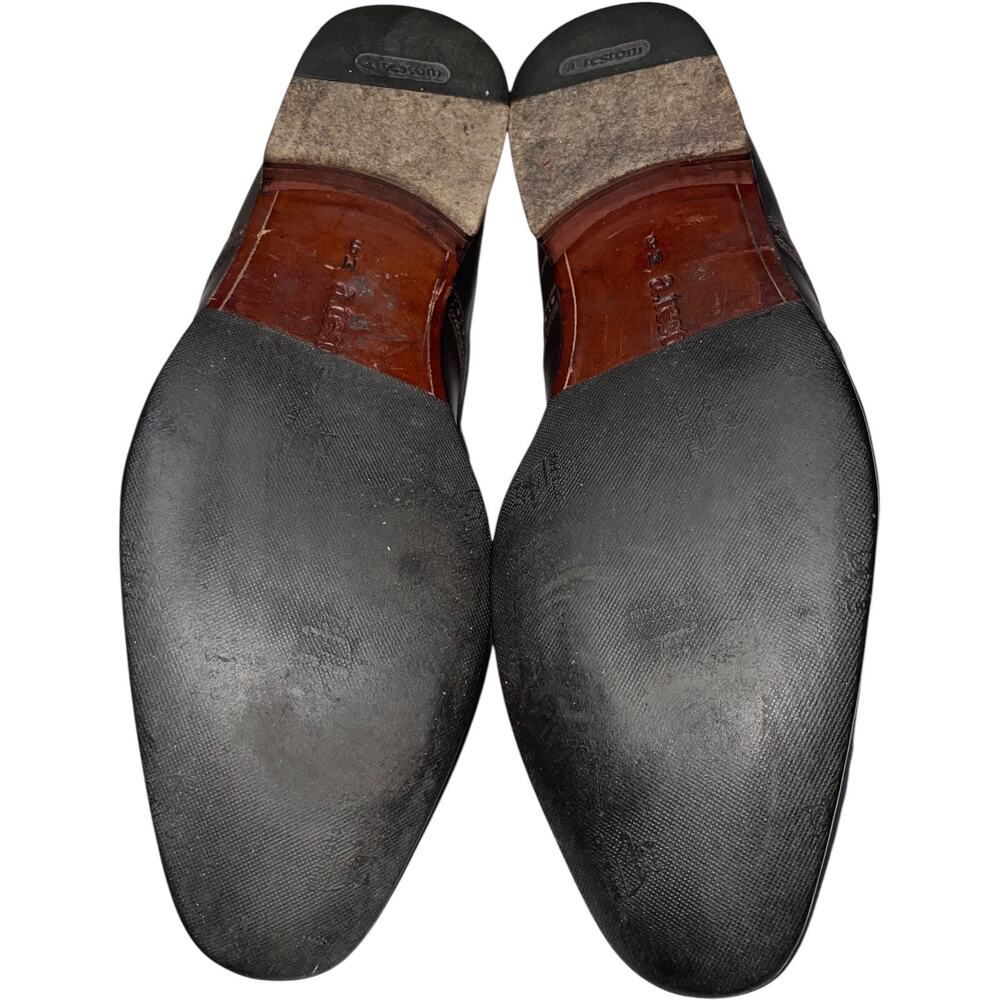 A. Testoni Basic Brown Leather Wing Tip Oxford Sh… - image 7